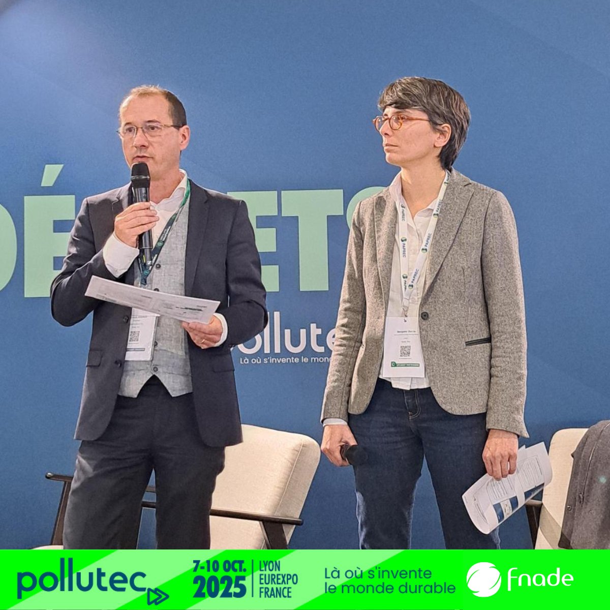 "La méthanisation a un double enjeux : le retour au sol dans les mêmes proportions de carbone et permettre de produire de l'énergie" Morgane Gorria

Merci pour votre présence à notre conférence #pollutec2025 La valorisation organique, un maillon essentiel de l'économie circulaire