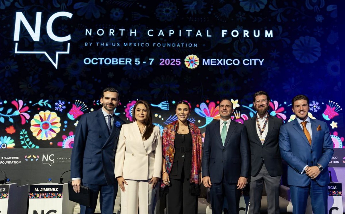 La integración regional en Norteamérica, negocios, política e innovación: Concluyó el North Capital Forum 2025.

#AlAire 🎙️ <a href="/enriqueperret/">Enrique Perret Erhard</a>, Dir. de <a href="/USMexicoFound/">U.S.-Mexico Foundation</a>.

🎙️ <a href="/warkentin/">Gabriela Warkentin</a>
🔴wradio.com.mx