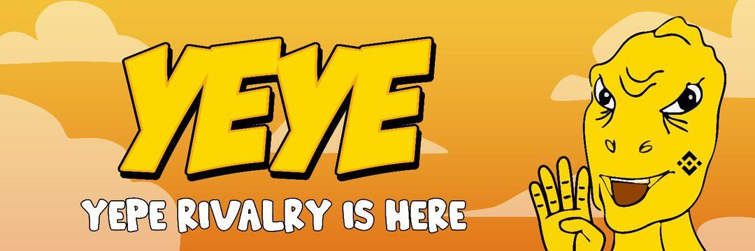 Let the comp! Begin we go $YEYE not yepe
solid rivalry,  kicking some yepe balls
Its all more yellow here 

0x229c7d49c77d7abf5c529b53b57c3c428bc34444 
 Get over here!
