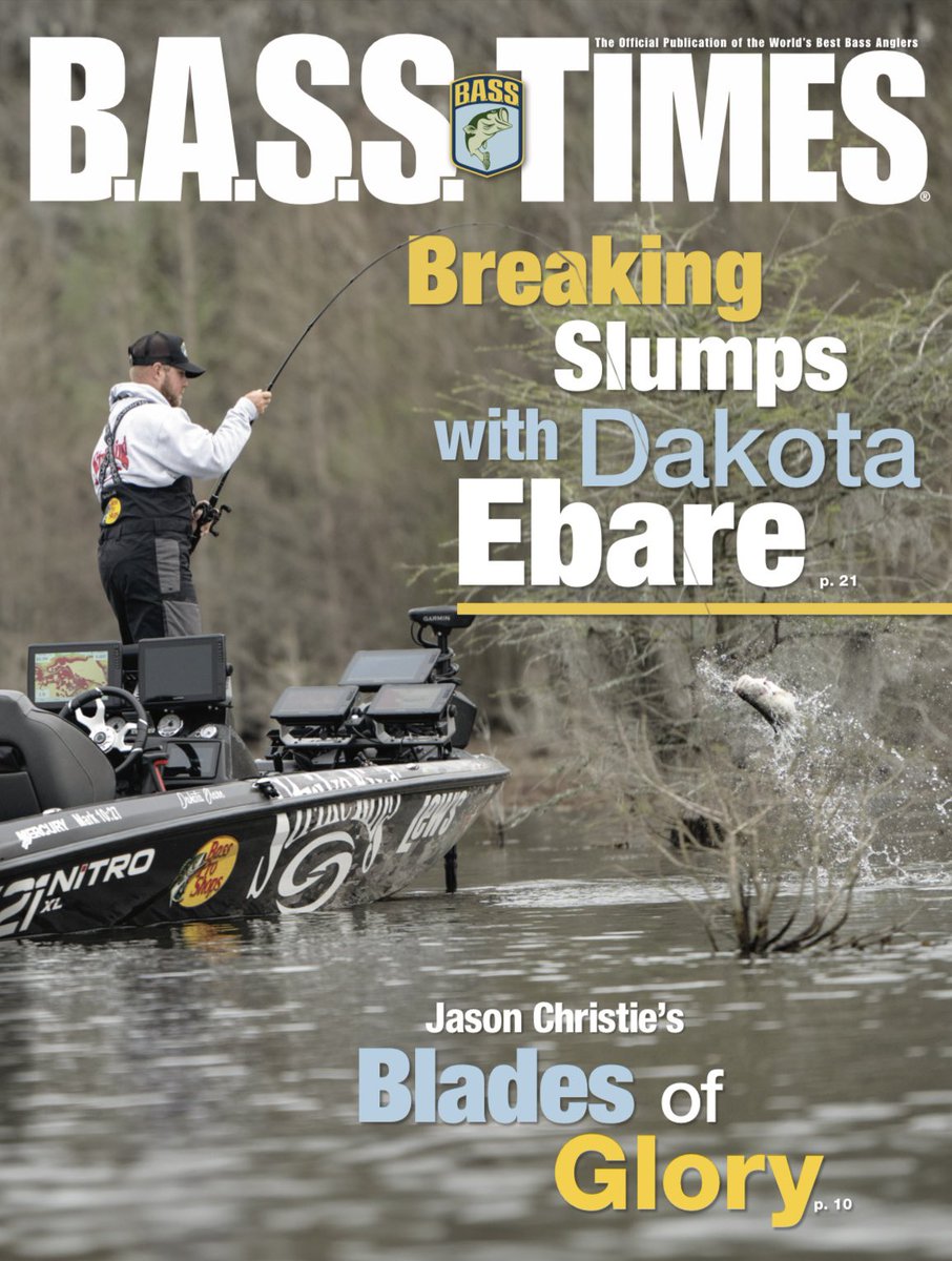 Hard to let go of September’s issue with cover star Dakota Ebare, but October is already here. Has your October B.A.S.S. Times made it to the mailbox yet? 📬

📸 Seigo Saito
#bass #bassmaster #bassfishing #BassmasterMagazine #cover #BASStimes