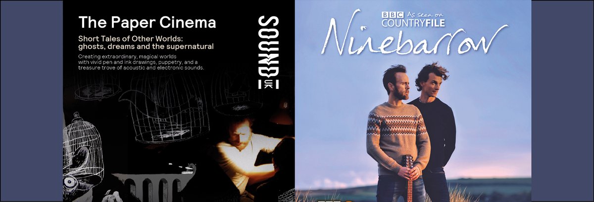 This weekend in Dartmouth - we are so excited for:
THE PAPER CINEMA - Fri 10 Oct
"Bound to delight" - The Telegraph

NINEBARROW - Sat 11 Oct
‘Stunning’ ★★★★★ Maverick Magazine.

Tickets theflavel.org.uk