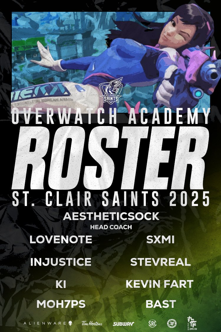 New faces for a new #SaintsOW Academy roster 🦅

💥<a href="/apatheticsock/">aestheticsock</a> 
💥<a href="/perfctsoul/">alyssa</a> 
💥<a href="/sxmi999/">sxmi999</a> 
💥<a href="/I1njustice/">ShitJustice</a> 
💥Stevreal
💥<a href="/qualityves/">ki</a> 
💥<a href="/KevinXFart/">Kevin Fart</a> 
💥<a href="/maleksaysbye/">Malek</a> 
💥Bast