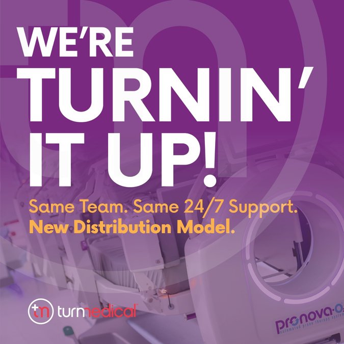 TurnMedical's tweet photo. We're making moves—but your experience stays steady. Turn Medical is now managing distribution, with the same trusted team and 24/7 support. Just one change: invoices now come from us. Questions? Call 1-855-ASK-TURN.

#TurnMedical #PronovaO2 #InteliDerm #ProneTherapy https://t.co/hpUkKAS1cw