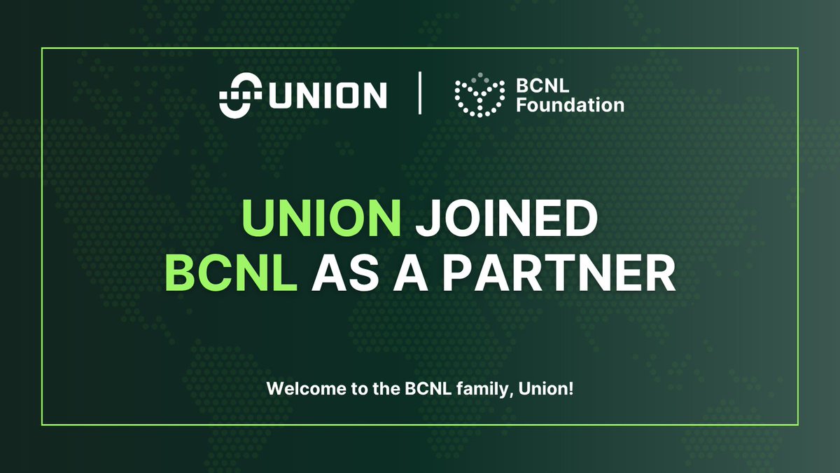 BCNLfoundation's tweet image. We’re excited to welcome @union_build as the newest partner of BCNL Foundation!

Union is a ZK L1, providing trustless interoperability and asset issuance across blockchains. A network of provers and relayers provides the backbone of the next generation of settlement.

Welcome!
