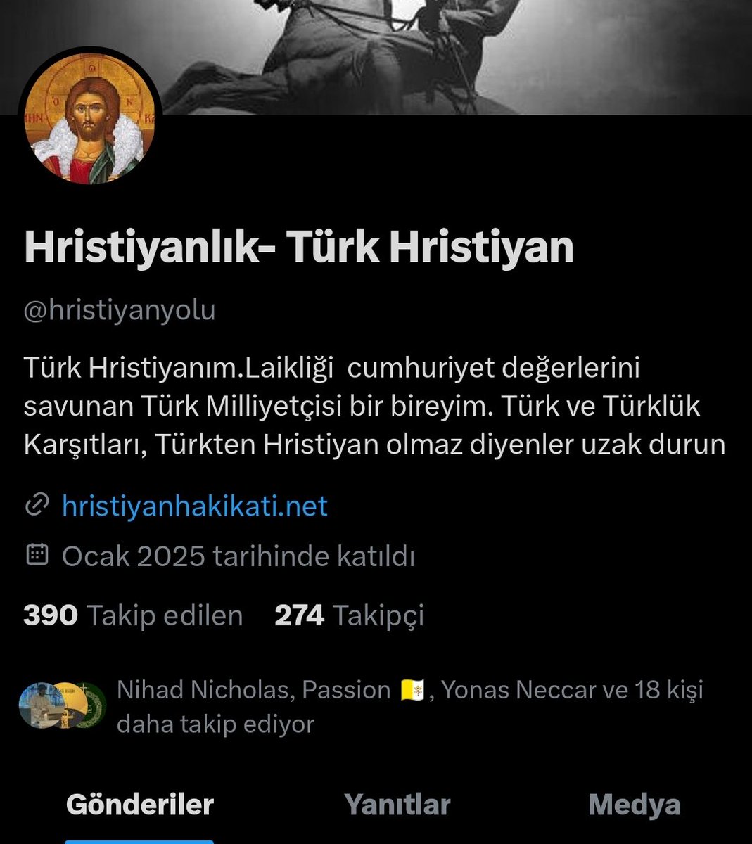 Hristiyanlık evrenseldir (Türkler hariç)