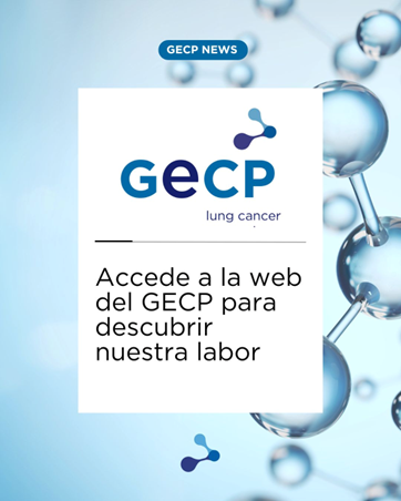 💡 El GECP es uno de los grupos cooperativos en cáncer de pulmón más activos de Europa.
👥 +700 investigadores
🏥 +190 hospitales
🧪 +130 estudios realizados
Accede a nuestra web: gecp.org