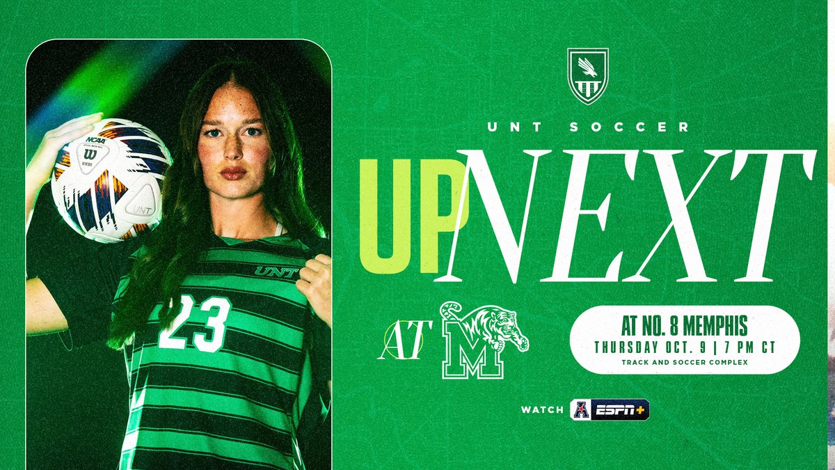 MeanGreenSoccer's tweet image. Going to No. 8 Memphis with our 𝖇𝖚𝖘𝖎𝖓𝖊𝖘𝖘 suits packed 😤

📰 northtex.as/46FXPdA

#GMG