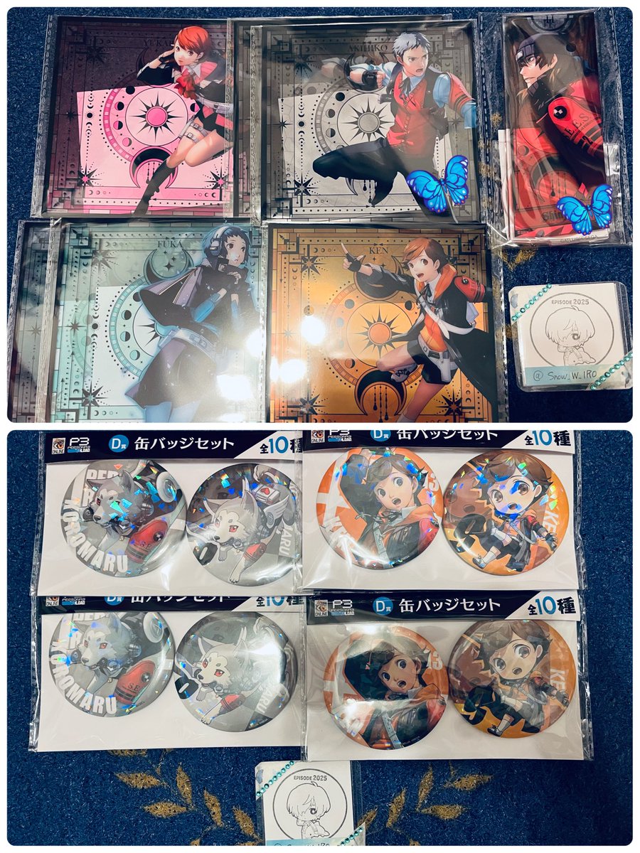 ペルソナ3 リロード グッスマくじ 缶バッジ 桐条美鶴 8点セット