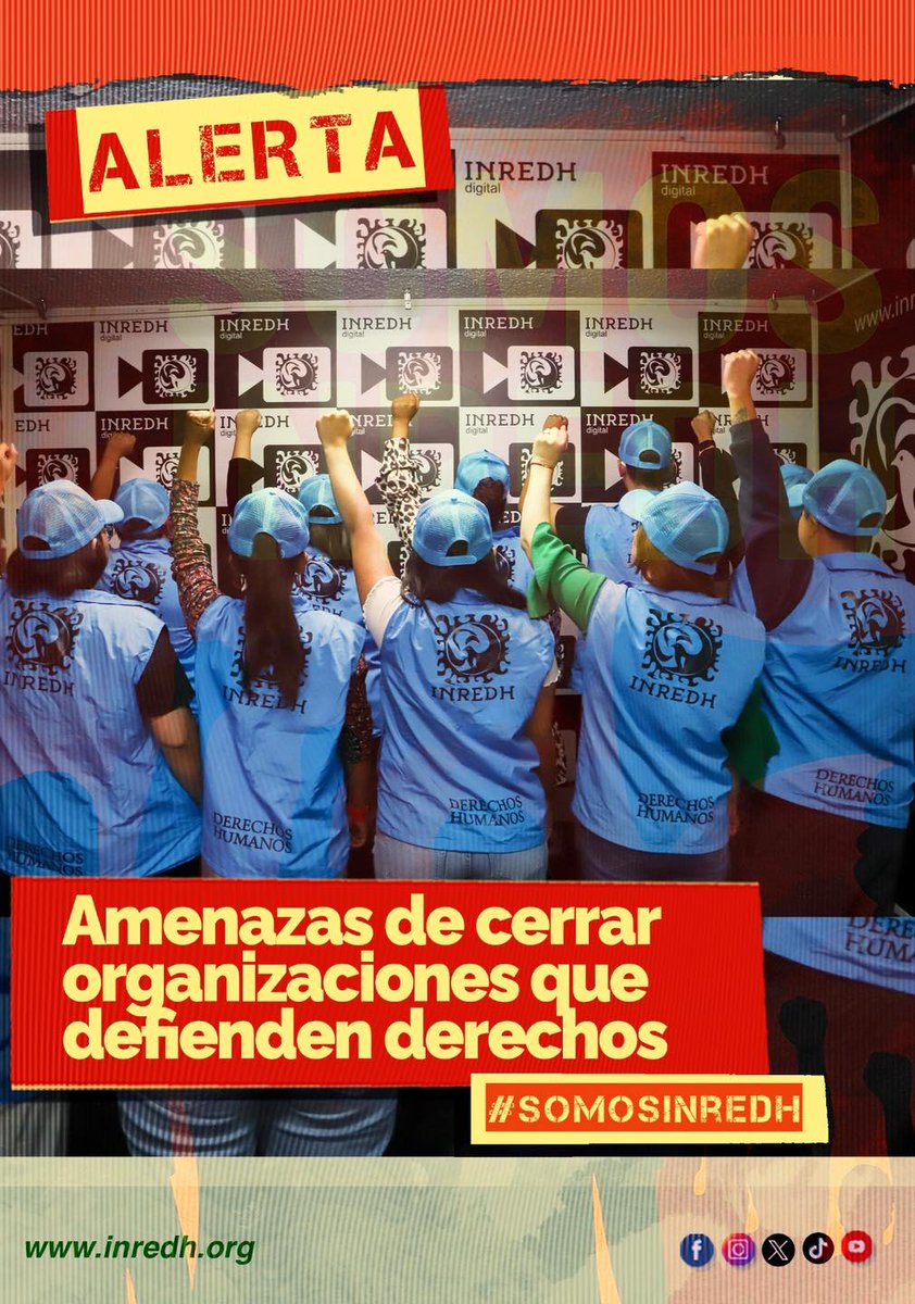 ContrapuntoInf's tweet image. ‼️ #ALERTADDHH
El INREDH advierte sobre intentos de limitar la labor de acompañamiento, observación y defensa de los derechos humanos en el marco del #ParoNacional2025.
