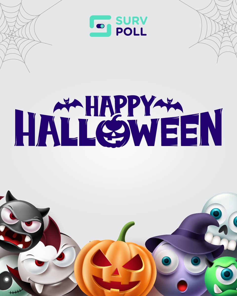 SurvPollData's tweet image. Wishing all our clients, partners and friends a very spooky Halloween from the SurvPoll team! Hope you have a spooktacular night!