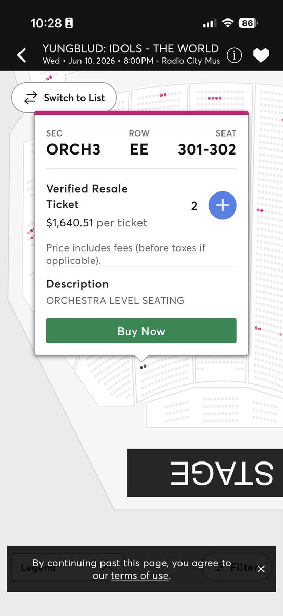 ain’t no one paying 3200 dollars to see <a href="/yungblud/">YUNGBLUD</a> that’s insane