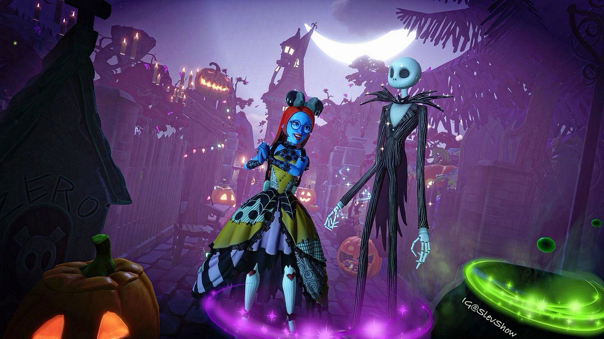 SlevShow's tweet image. Updated my “Halloween Town Style” 🎃 Dreamsnap and so happy to enter my very first Motif snap 🤩 Sally found Jack and is so happy to be home in Halloween Town 👻  @DisneyDLV 

#DisneyDreamlightValley #DDLVCommunity #DDLV