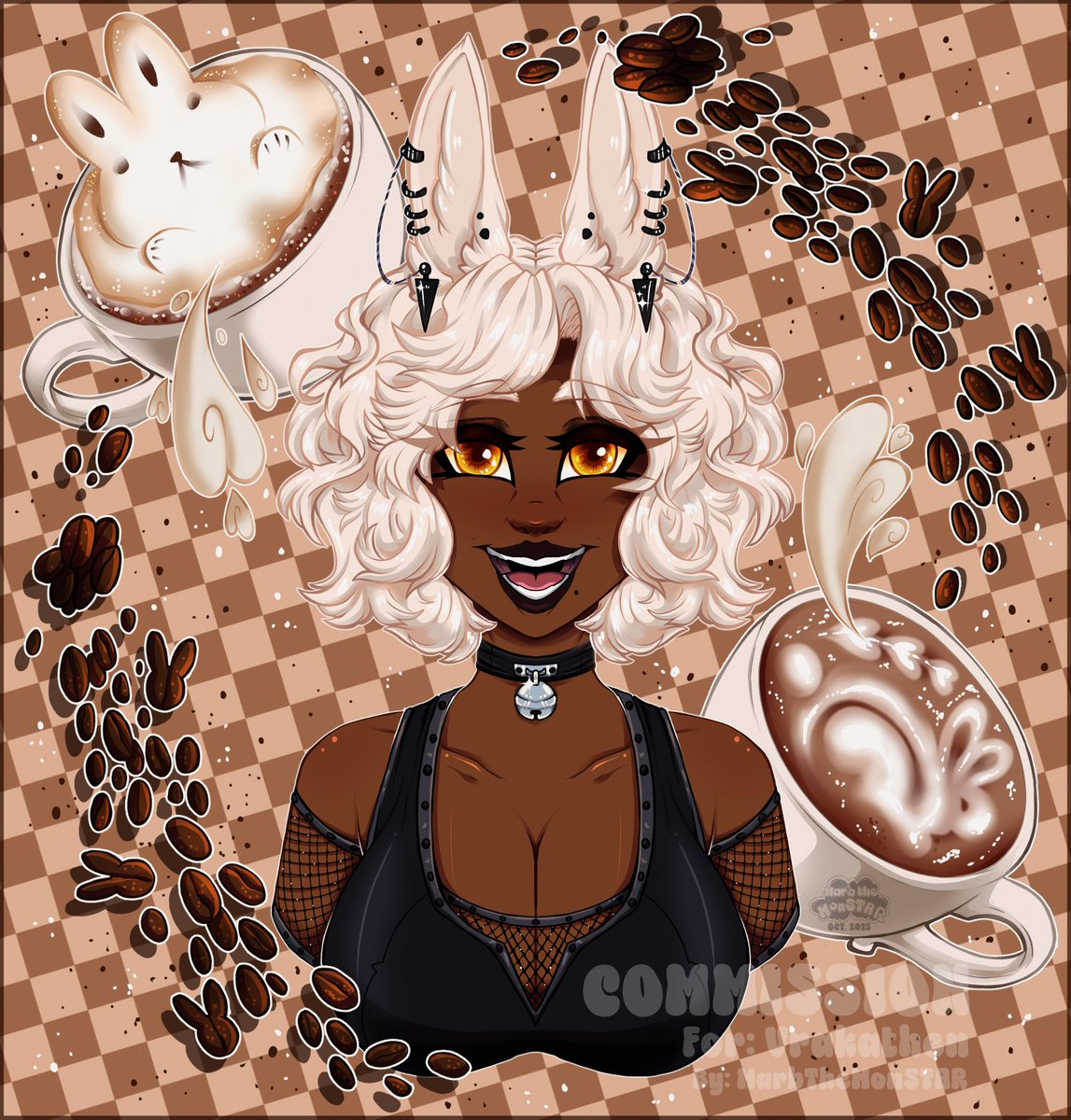 Bust Comm for : Vrakathen

a sweet lil' coffee bun!
Comms open btw🔗⬇️