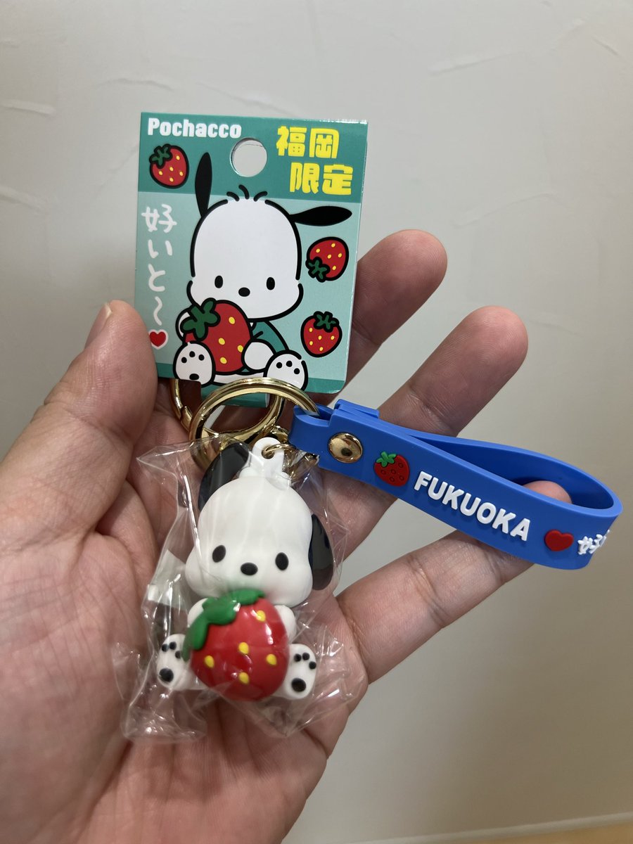 お家につきました〜！！
お土産屋さんでこんなの見つけたら買うしかないよね！🍓