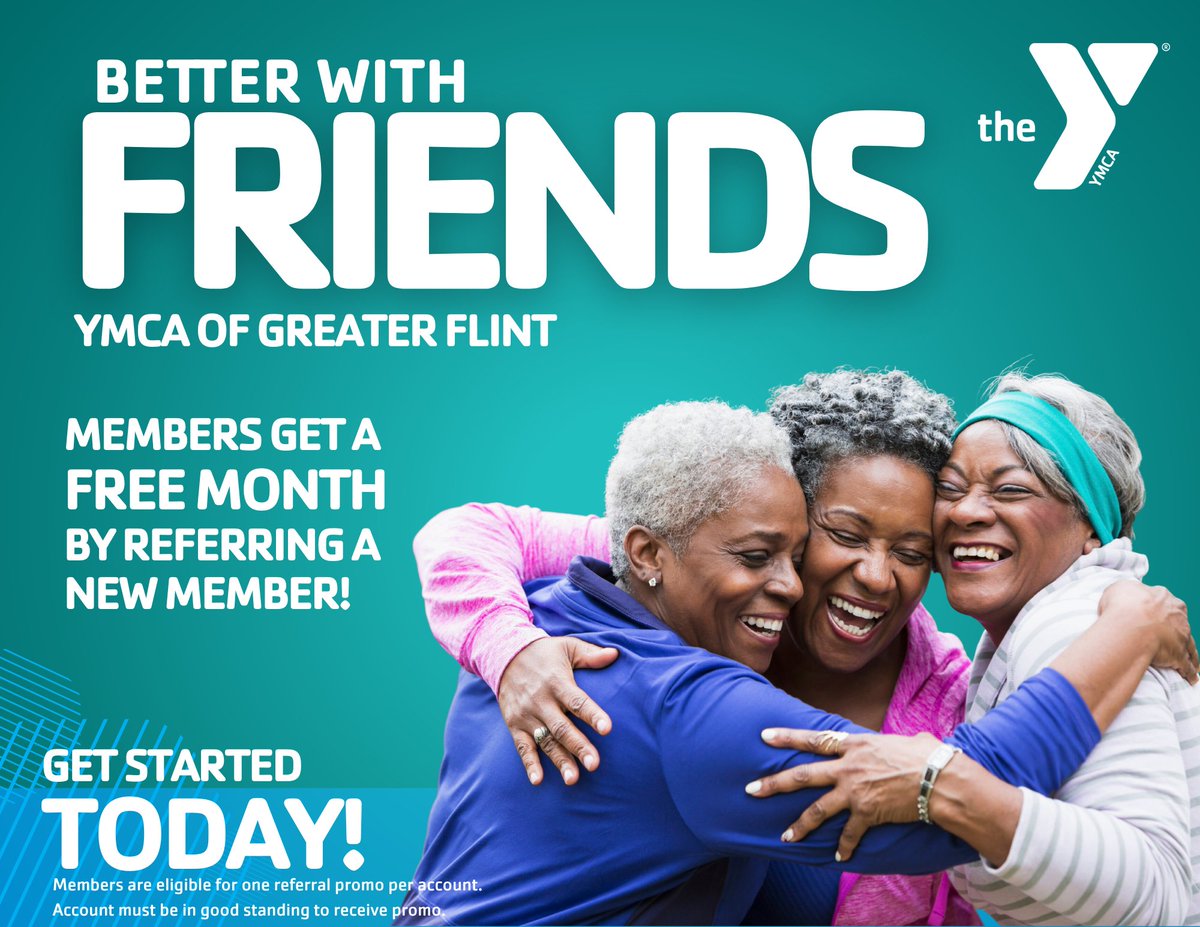 Attention YMCA of Greater Flint members. Take advantage of this great membership promotion now valid through the end of the month! 🎃