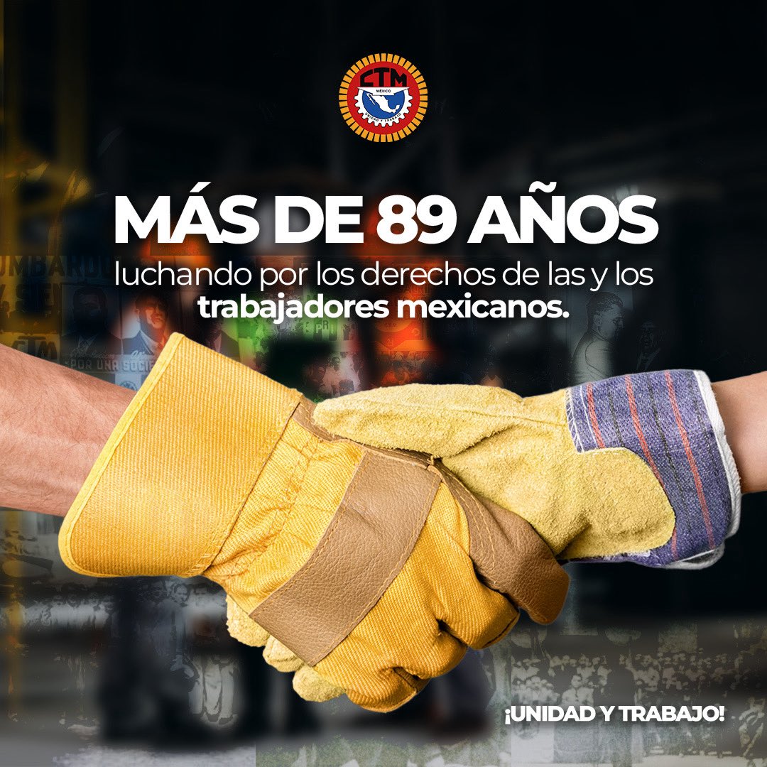 ¡Unidad y Trabajo!👷‍♂️👷‍♂️