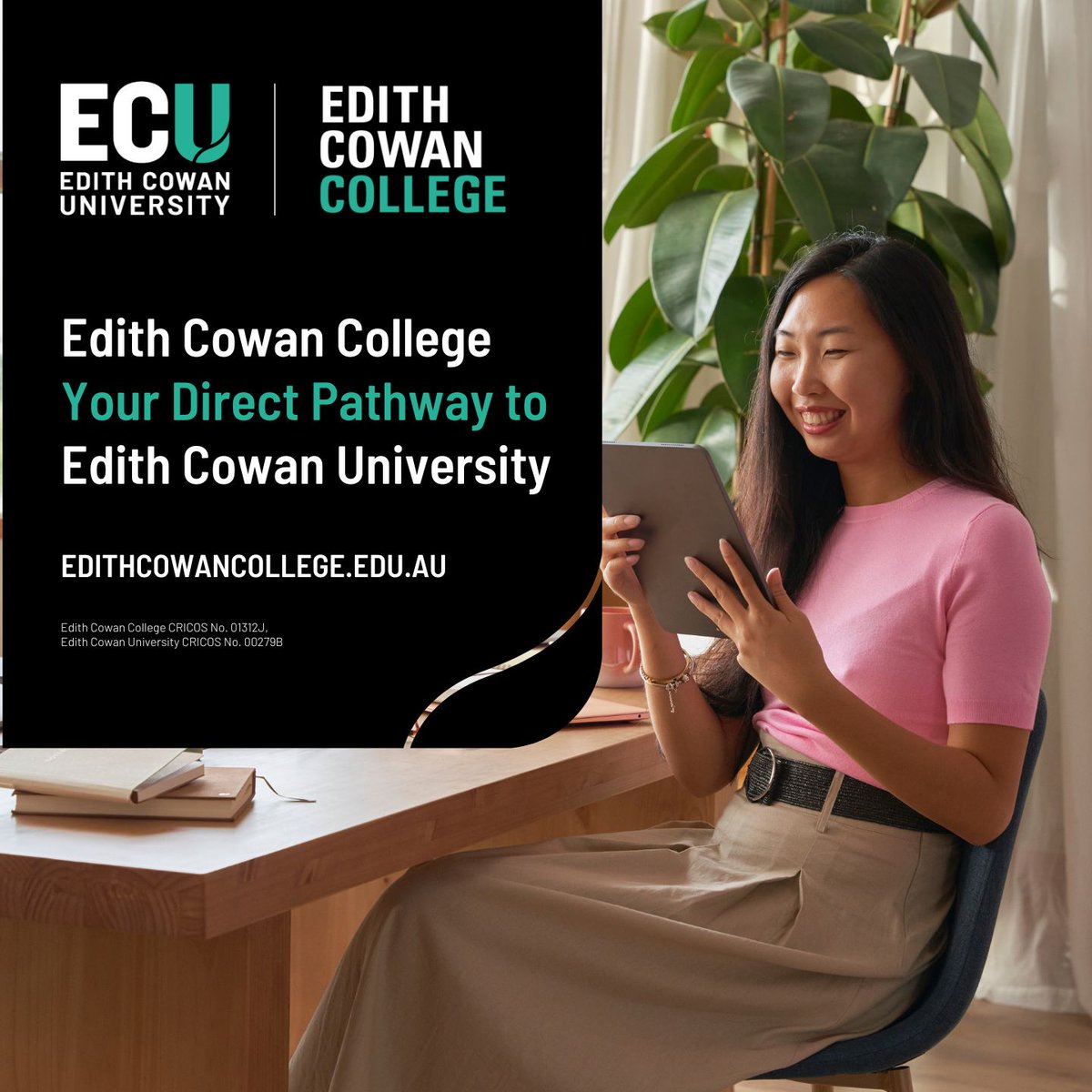 GlobalEd_SA's tweet photo. Edith Cowan College is the only campus pathway to Edith Cowan University . When you need a more supportive learning environment and individual lecturer attention, ECC is the best choice.

Contact us today and find out which pathway suits you - infoglobal@global-education.co.za https://t.co/FD7v94LjrM