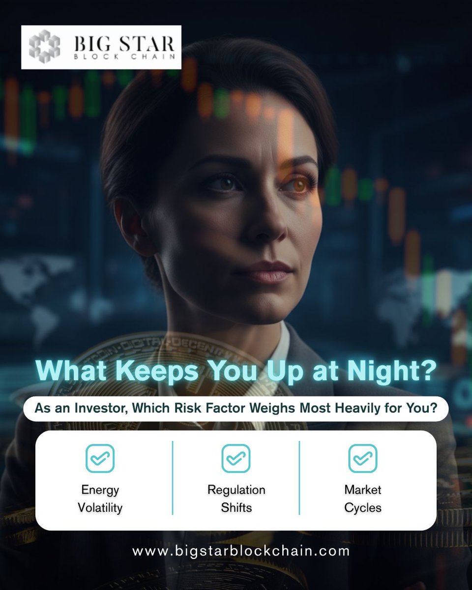 Infrastructure built to last requires serious Risk Management. 

Drop your top concern in the comments &amp; let's start a discussion on managing the risk in digital infrastructure. 💬

Ready for a resilient investment? Discover how we’re built to last.
Visit bigstarblockchain.com