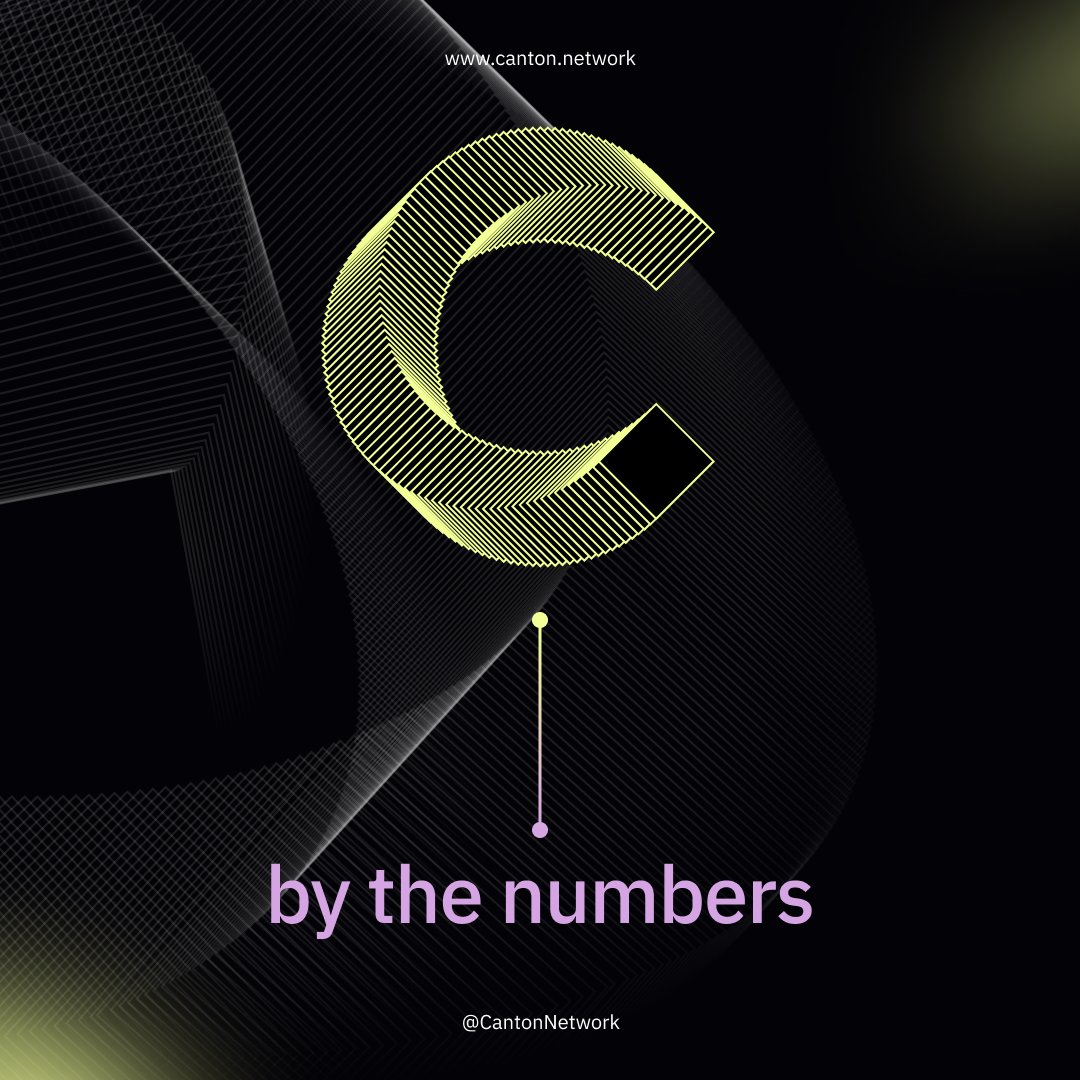 CantonNetwork's tweet image. Canton is the network powering institutional finance at scale.

Let&apos;s dive into the numbers 🧵👇