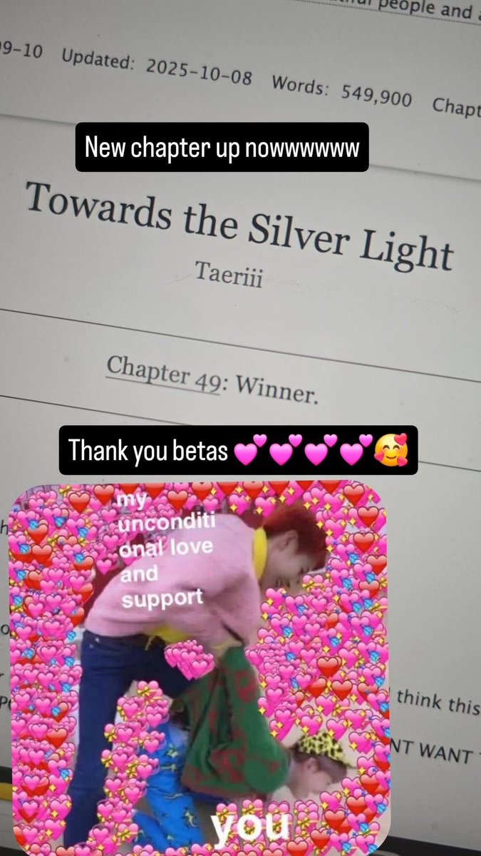 Taeriiix's tweet photo. New chapter up! I went MIA for abit because working in a hospital in this day and age makes me insane. 😌💕✨️. Im ready to move away from MIXNINE. are yall? ✨️💕
#ao3 #ATZ #fanfic #atzfanfic #atztwt #writiny #mdni https://t.co/Pu4vl0IyjD