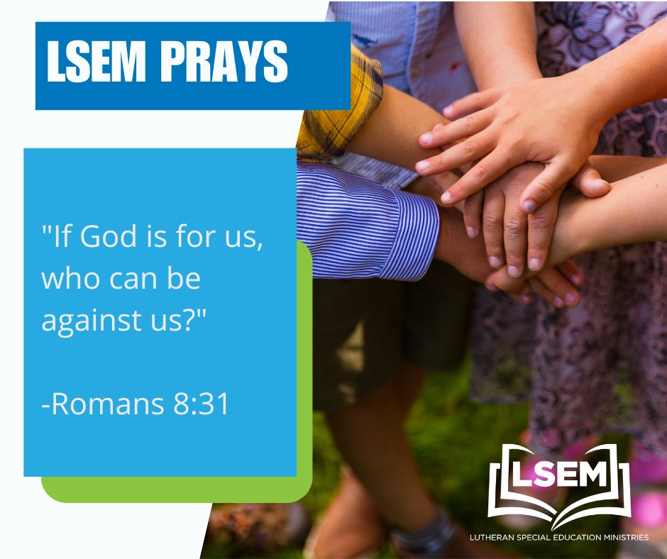 LSEM is praying for the following partner schools this week. We pray for Trinity Lutheran School in Clinton Twp and St. Peter's Lutheran School in Eastpointe, and our teachers serving in these schools, Louisa Ross and Terri Thomas.
#LSEMPrays