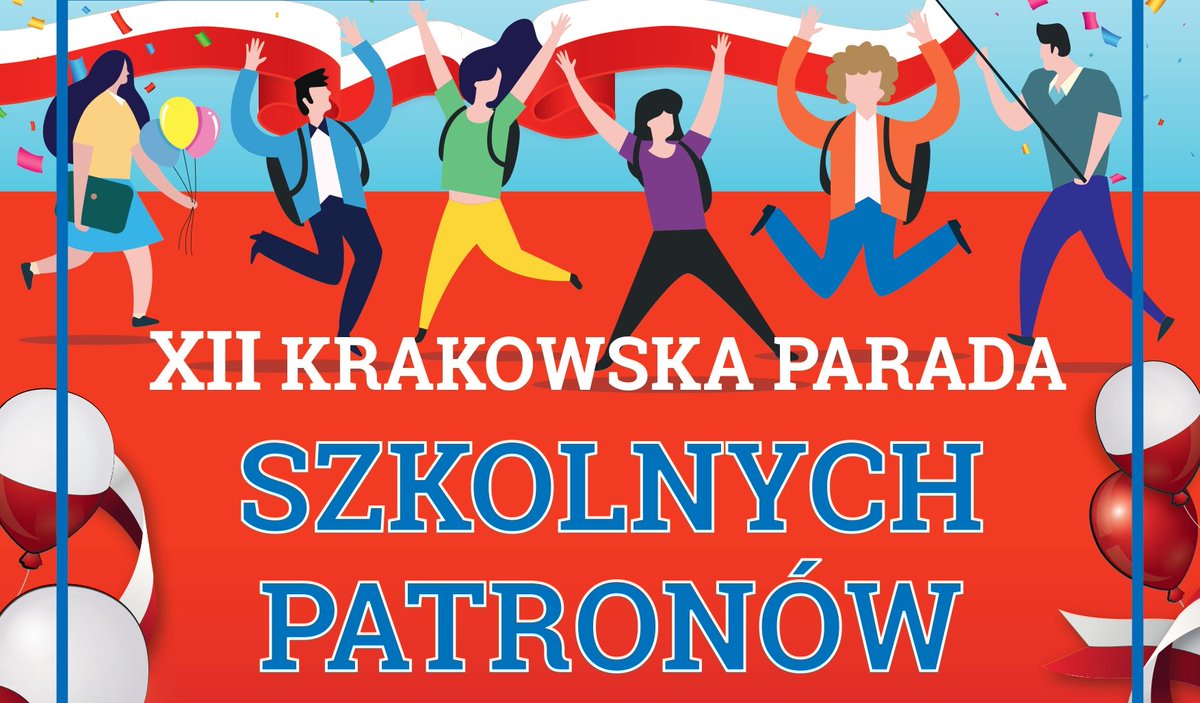 CmOsrodek's tweet photo. XII Parada Szkolnych Patronów! Sektory przemarszu już dostępne na https://t.co/stBuJ2I8pi! 

@CentrumMa @krakow_pl @gaz_krakowska @IKC_PL https://t.co/BDL77czs9x