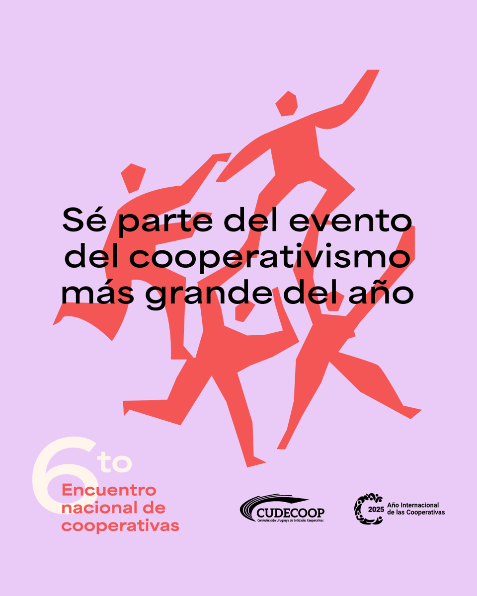 Cudecoop_uy's tweet image. #EncuentroCooperativo2025 Las inscripciones ya están abiertas ‼
Nos encontramos los días 5, 6 y 7 de noviembre en la Intendencia de Montevideo Intendencia de Montevideo

👉🏼 ¡Tu participación es clave! Conocé más cudecoop.coop/6toencuentro/ 

#IYC2025 #2025añocoop #cooperativas #coop
