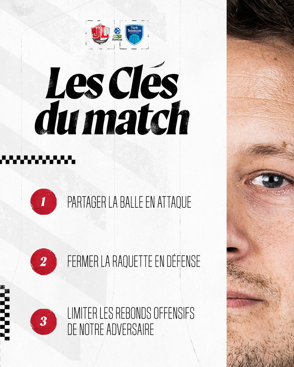 H-3 avec le coup d'envoi 🔥 

Avec l'assistant-coach Marius, on voit les3️⃣ clés du match contre <a href="/TT_Basketbol/">Türk Telekom Basketbol</a> 🔐

À suivre sur <a href="/skweektv/">SKWEEK</a>  📺

<a href="/EuroCup/">BKT EuroCup</a> | #RoadToGreatness