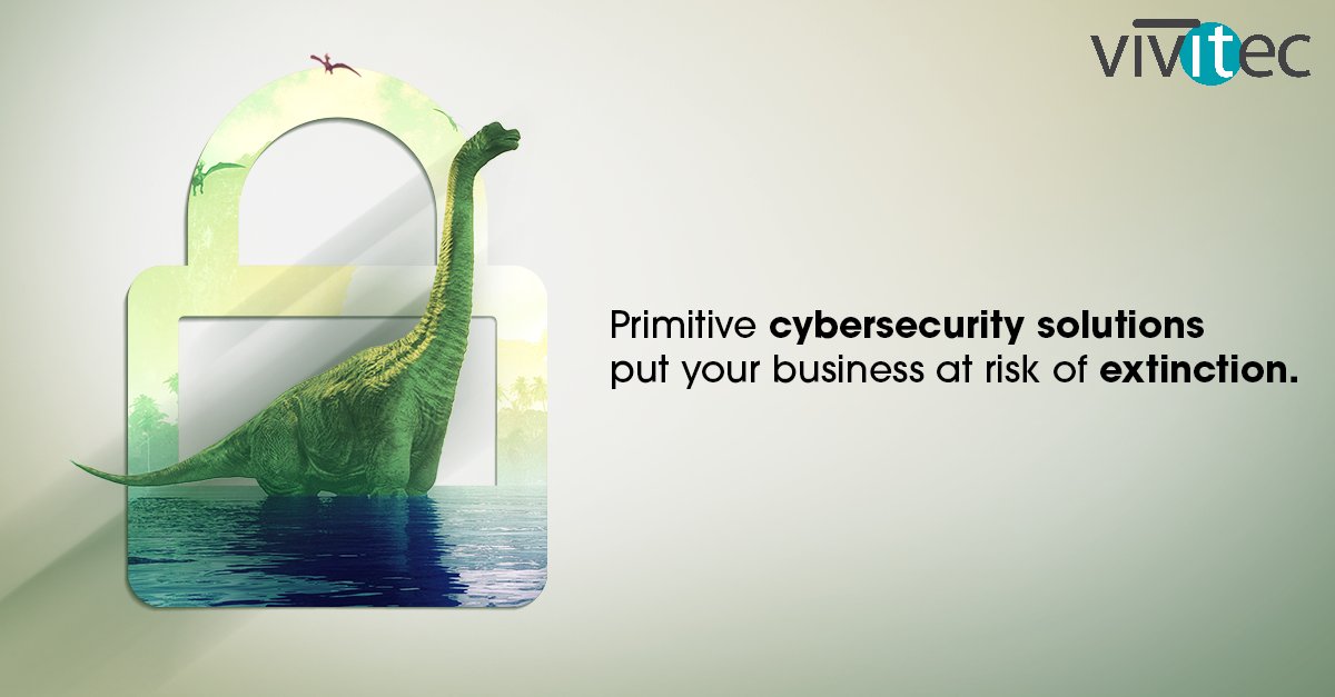 VivitecIT's tweet image. Outdated cybersecurity puts your business at risk. Modern threats move fast—upgrade now or face extinction. Let’s talk! #ITHelp #ITManagement #Cybersecurity Need IT Help? vivitec.net/contact-us