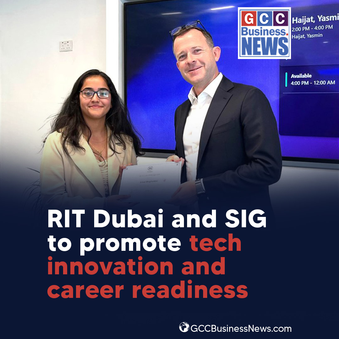GCCBusinessNews's tweet image. Rochester Institute of Technology (RIT) of Dubai and SIG concluded a dynamic ten-week internship program.
gccbusinessnews.com/rit-dubai-sig-…
#RITDubai #SIG #InternshipProgram #WorkplaceSkills #MachineLearning #ArtificialIntelligence #GCCBusinessNews @ritdubai @SIGCombibloc