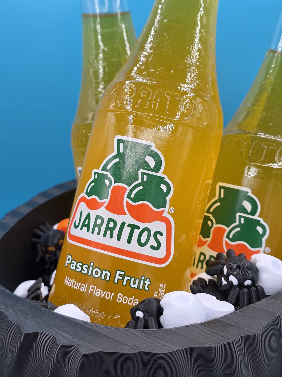 What flavor of <a href="/Jarritos/">Jarritos</a> are you enjoying for spooky season? Passion Fruit for me!

Thanks for sending over a restock, this stuff rocks 😎

Monster Candy Bowl by <a href="/wekster2507/">Vedran Marjanovic Wekster</a>
Spider minis by Saber3D

Printed on <a href="/BambulabGlobal/">Bambu Lab</a> H2S printers with <a href="/Polymaker_3D/">Polymaker</a> PLA!