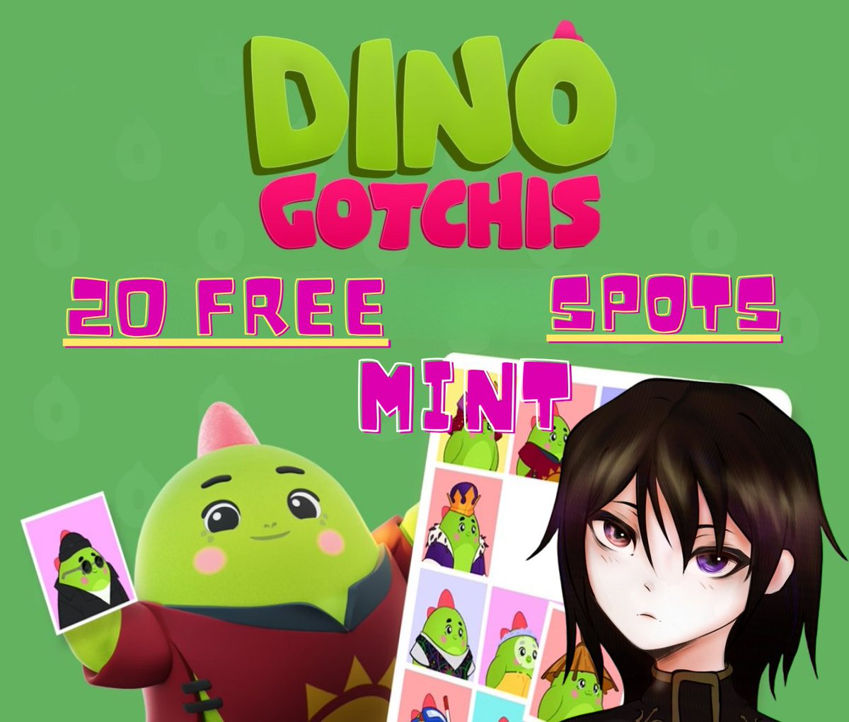 m4lkxx's tweet photo. dinos nft collection 🦖

raffling 20 free mint spots

✧ follow @sleepagotchi, @m4lkxx 
✧ create meme/art/video/gif featuring Dino
✧ quote dis post with your content

nigh quality = higher chances to win

⏳ 48h https://t.co/51jJ5RpmFI