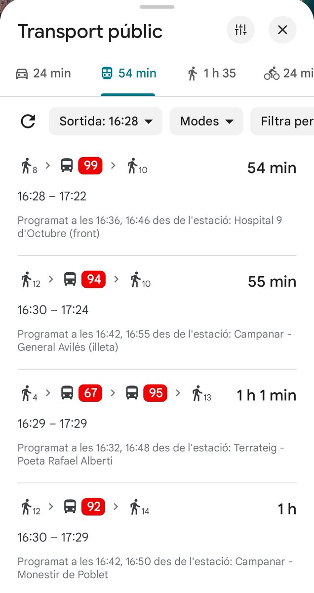 Anem a tornar a fer-ho que hi ha gent que no s'ho creu: creuar València des de Campanar fins al CC d'Aqua, final de l'Alameda, barri de Penya-Roja 👇🏻

1h en bus. No hi ha metro. 6km rectes. En cotxe 25 mins. De tranqs.

VLC necessita METRO dins de la ciutat. Cauré de cul