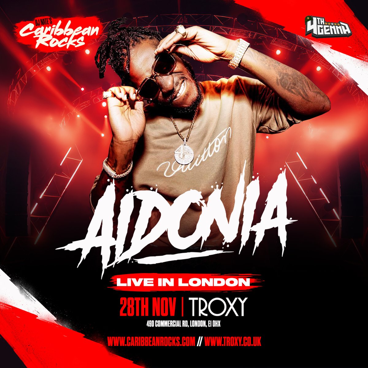 TroxyLondon's tweet photo. #Dancehall @AIDONIA4THGENNA announced on Friday 28th Nov 2025. 🔥🔥 Tickets on sale this Friday! Get a @EA_DICE reminder right here https://t.co/31Eas5TUNb https://t.co/Q1BBRKLahK