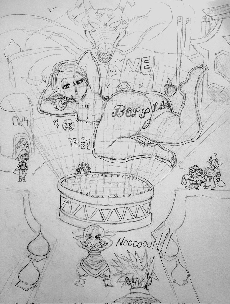 Day 8 of <a href="/LordMoku/">𝕃𝕆ℝ𝔻 𝕄𝕆𝕂𝕌</a> #nsfwtober2025: "Public"
TokiToki's Legendary... Hero?!
#DragonBall #Xenoverse2 #fanart #chronoa #dragonballfanart #nsfwtwtًً