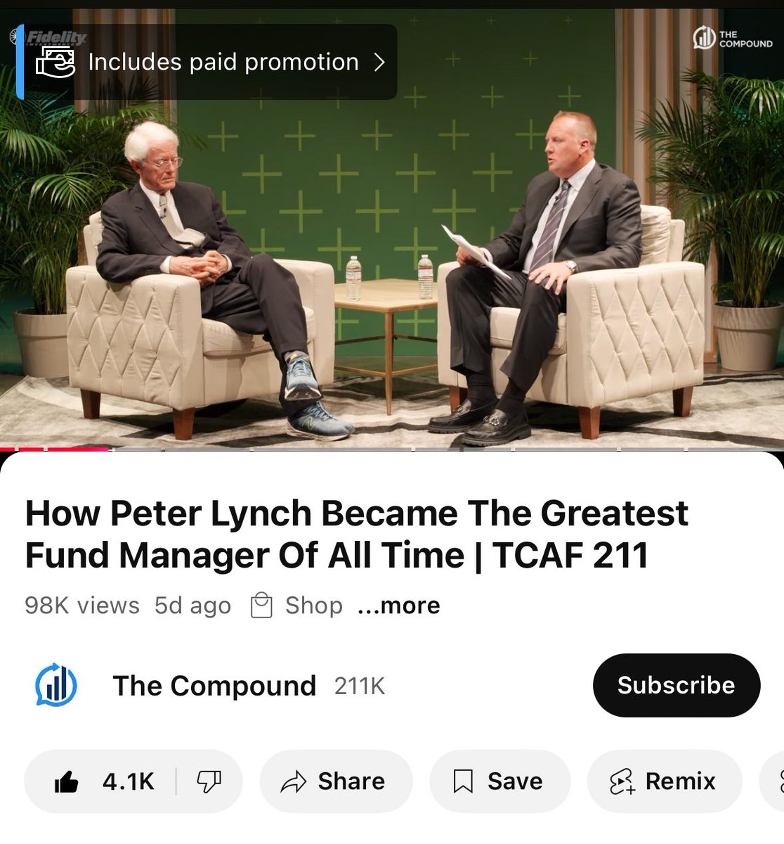 PatAlpaugh4's tweet photo. Peter Lynch is the reason I left my career as a golf course Superintendent and became passionate business. He is the most successful fund manager of all time, but his wisdom is incredibly simple and applicable to retail investors. 🐐

https://t.co/QPZ3umhmLC via @YouTube https://t.co/sSXj2bUBOb
