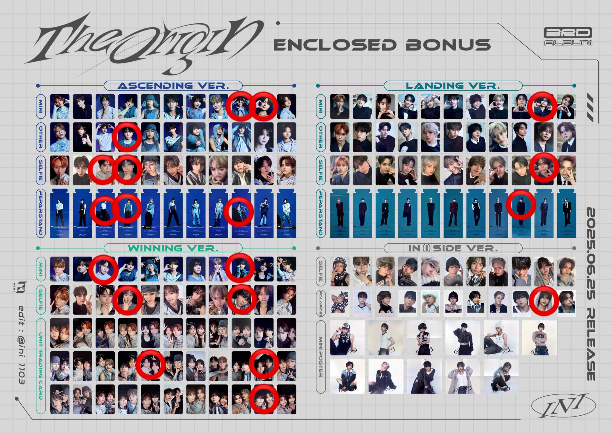 専用　INI トレカ　まとめうり INI トレカ グッズ｜Yahoo!フリマ（旧PayPayフリマ）