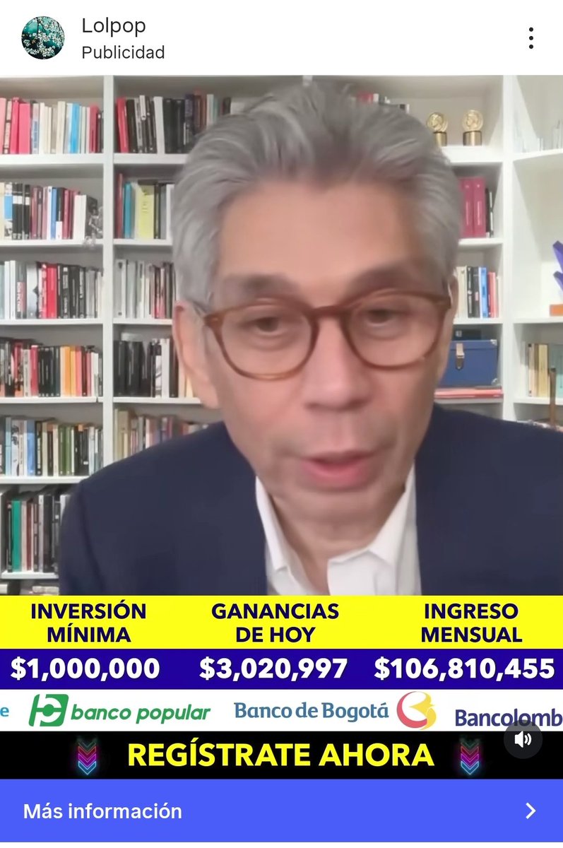 MariaIs49204108's tweet photo. @DCoronell Están haciendo publicaciones de inversiones  con su imagen. Me apareció en Instagram https://t.co/da3j4WJqB0