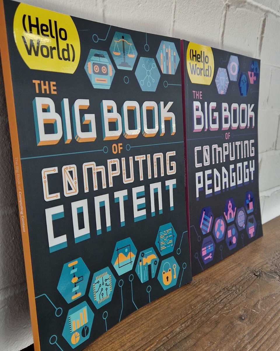 RaspberryPi_org's tweet image. Have you read either of our Big Books? 📘📗

They’re perfect for anyone teaching computer science!

Download The Big Book of Computing Pedagogy and The Big Book of Computing Content for free, and start exploring our resources today.

🔗 rpf.io/helloworld

#HelloWorld