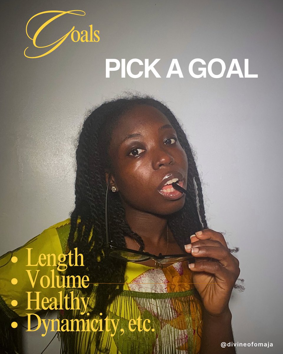 divineofomaja's tweet photo. Tools: Parting comb, Spray Bottle, Bonnet, Hair shears etc.
Protective Styles: Twists, Braids or Cornrows (With or without extensions)

Core routines: Nighttime routine, Detangling routine &amp; Wash day routine. https://t.co/ssibeavLsy