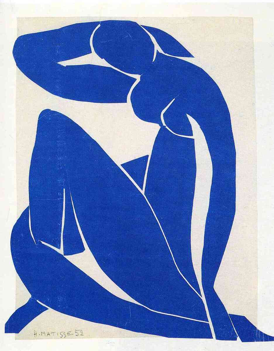 Blue Nude II, 1952 #artbots #matisse