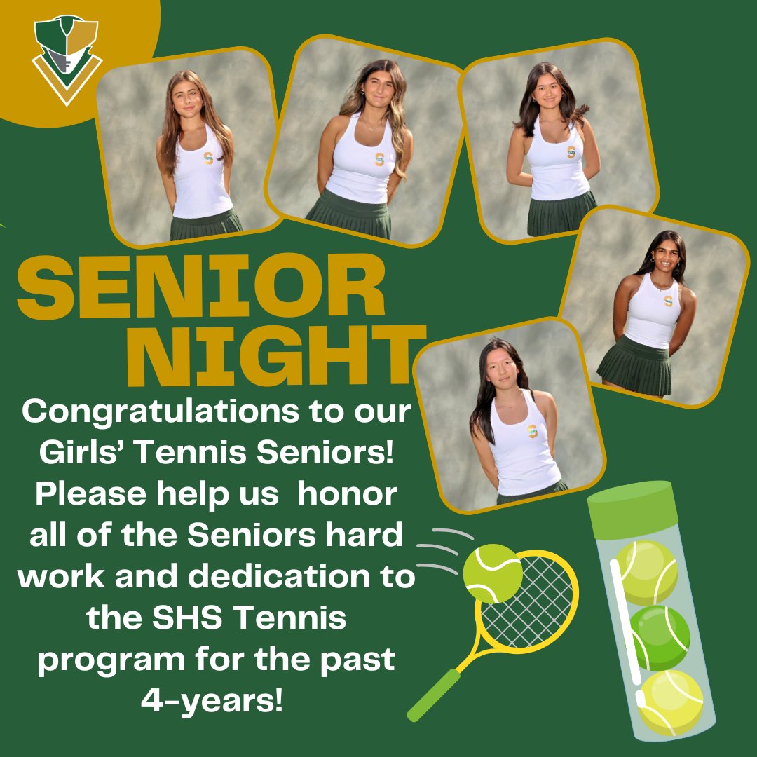 SHSPatRiot's tweet photo. Congratulations to our Seniors for the Girls' Tennis team who are being honored this evening before their match against Hinsdale Central. Come out and cheer on the Seniors and the Patriots!! @shspatriot @stevensonhs #patriotpride #seniors #girlstennis https://t.co/0AkKIGxTJP
