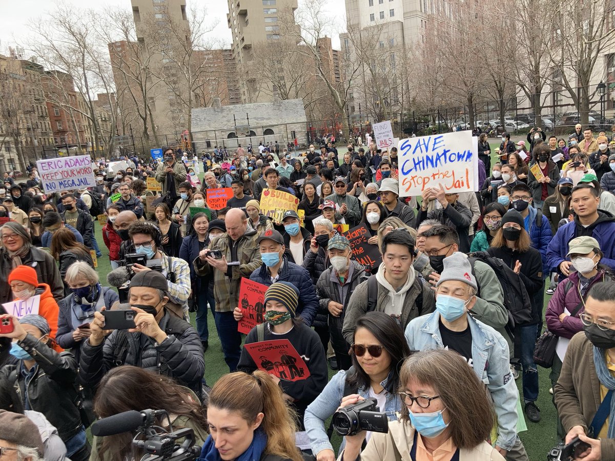 ycinnewyork's tweet photo. Inbox: At Crain’s mayoral forum this morning, Andrew Cuomo said he would end the failing borough-based jail plan, rebuild Rikers and use the borough sites for affordable housing. 👏👏👏

Big news for Chinatown and those who care about the Chinese community in NYC. https://t.co/UhydOoRc3G