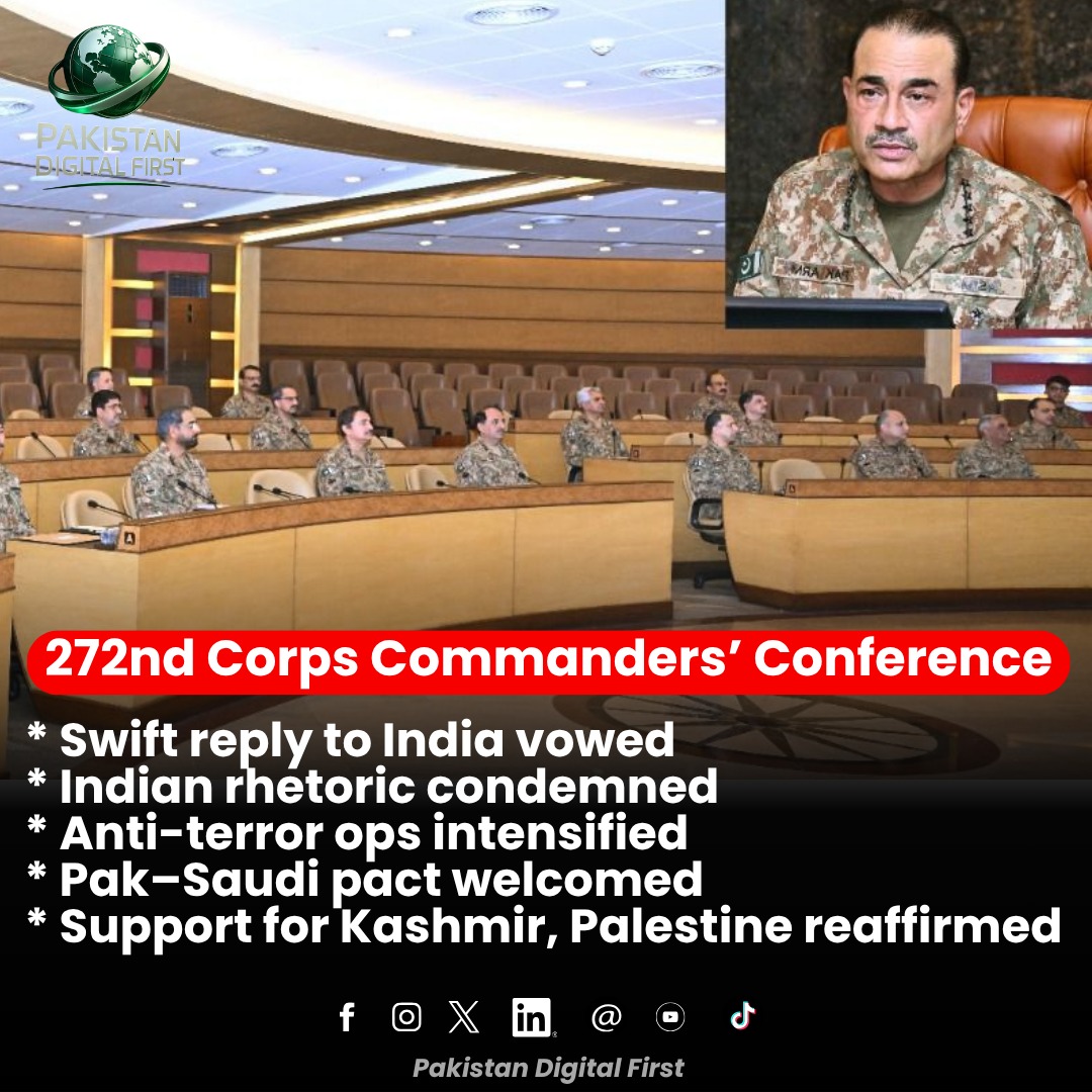 Pkdigitalfirst's tweet photo. Pakistan stands ready — peace if possible, response if required. https://t.co/xlQjftsFXX