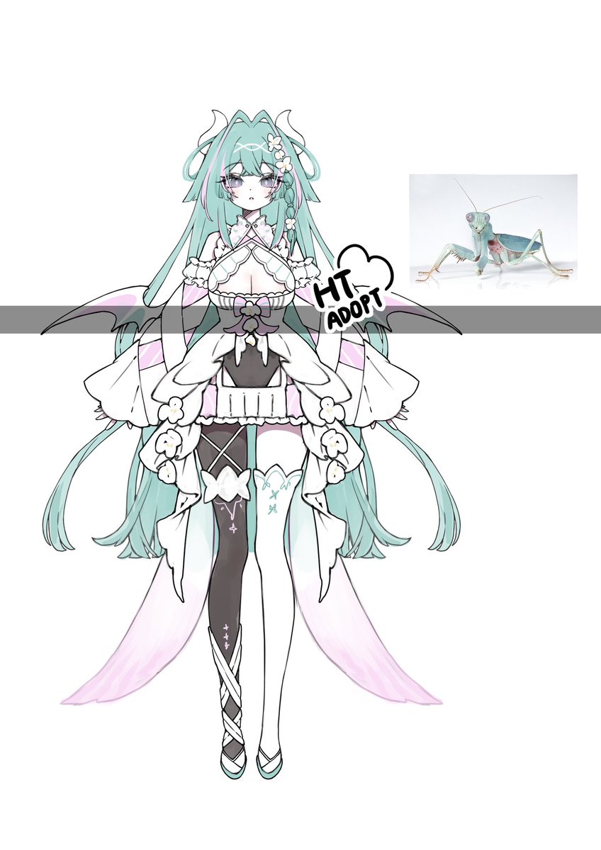 hatoto_ka's tweet image. ADOPTABLE ( Auction )
🌸 Orchid mantis 🌸

SB : $50
AB : $250 ( Personal use )
AB2 : $550 ( commercial use )
Minimum increase : $5

Payment : PayPal

#adopt #adoptable #adoptables
#characterdesign #auction #Vtuber

🖤 Auction below 🖤