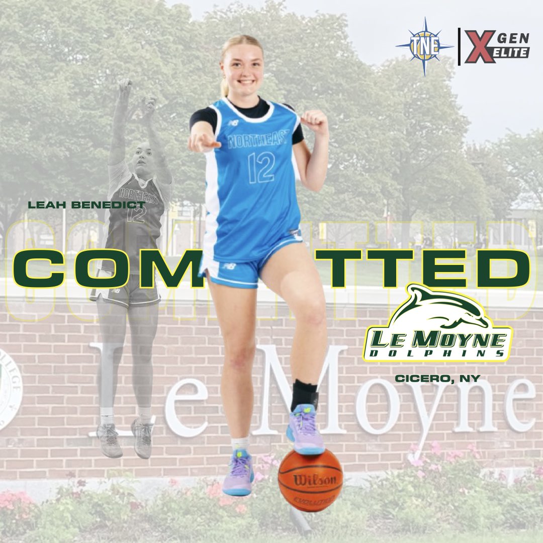 Team Northeast (@teamnehoops) on Twitter photo Huge Congrats to Leah Benedict <a href="/3leahbenedict/">Leah Benedict</a> on her commitment to <a href="/NickDiPillo/">Nick DiPillo</a> & <a href="/LeMoyneWBB/">Le Moyne Women's Basketball</a> #TeamNExXGEN Huge Congrats to Leah Benedict <a href="/3leahbenedict/">Leah Benedict</a> on her commitment to <a href="/NickDiPillo/">Nick DiPillo</a> & <a href="/LeMoyneWBB/">Le Moyne Women's Basketball</a> #TeamNExXGEN