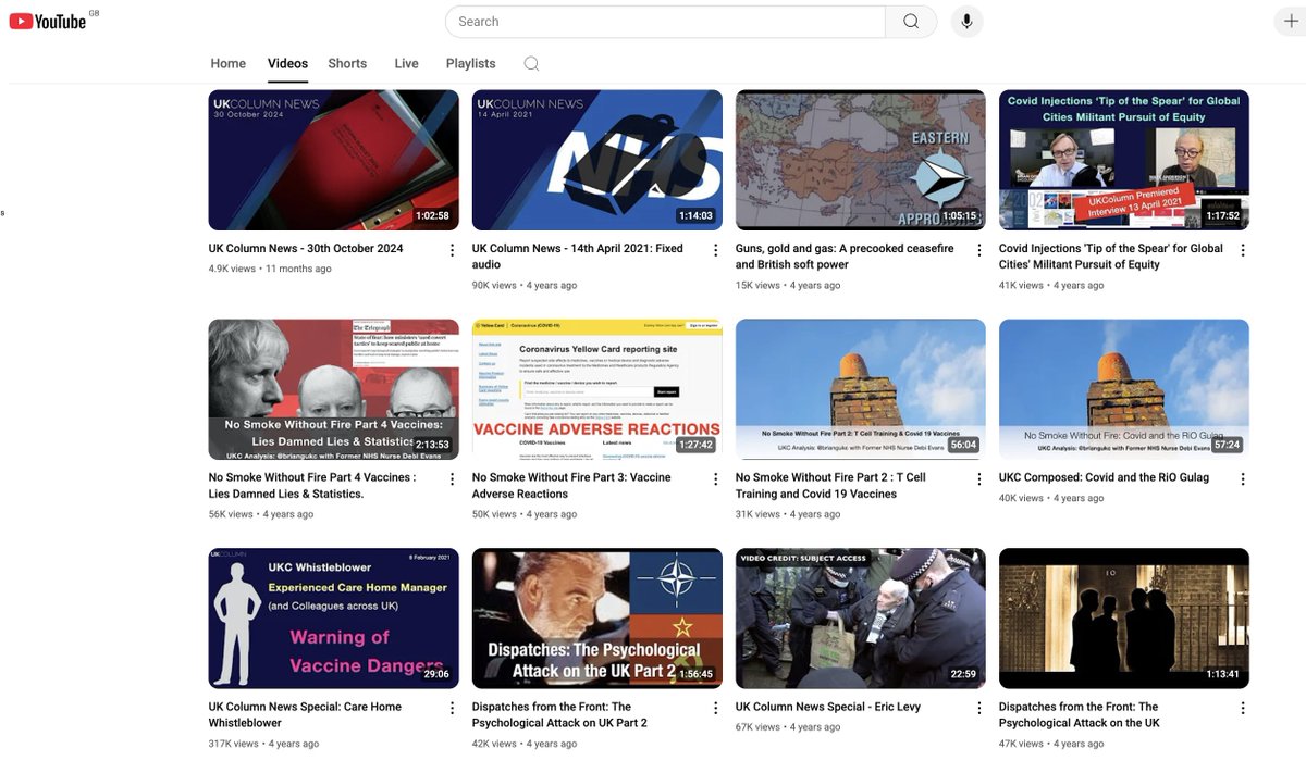 #YouTube recognising excessive censorship has reinstated UKColumn.org account along with many others. Visit youtube.com/ukcolumn/videos Please help us get this channel back up to speed and help us reach 100k subscribers. Thank you.