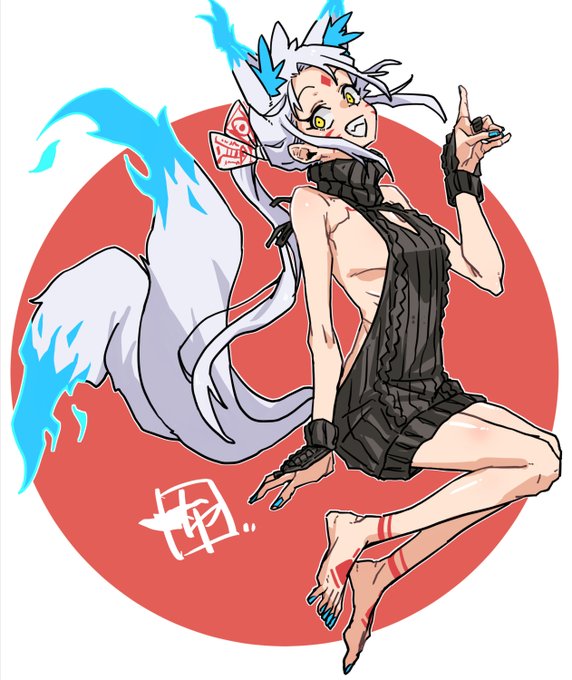 🦊例のセーターな破孤さん。僕の中でブーム来ちゃったのでしばらくこれ続くと思います。 