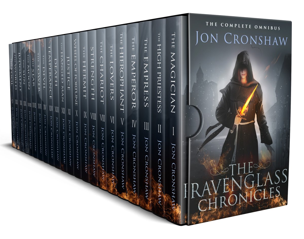 HMClarkeAuthor's tweet image. Here is The Ravenglass Chronicles: Complete Series Boxed Set.  A fantasy series by Jon Cronshaw.
Get it here: books2read.com/theravenglassc…

#Fantasybook #Fantasyseries #boxset