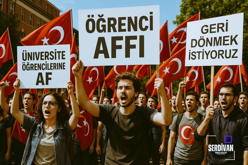 Sn. Bakanım,
Gençliğimiz Öğrenci Affı beklemekle geçiyor lütfen bizim sesimizi duyun bu yeni dönemde eğitimimizde olmak istiyoruz. ACİL #öğrenciaffı
<a href="/Yusuf__Tekin/">Yusuf Tekin</a>
<a href="/tv100/">TV100</a> 
<a href="/cansucananozgen/">Cansu Canan Özgen</a>